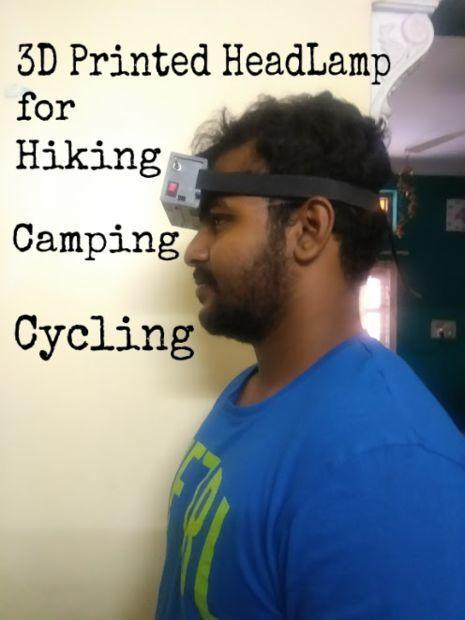 3D Printed HeadLamp (Long Lasting)