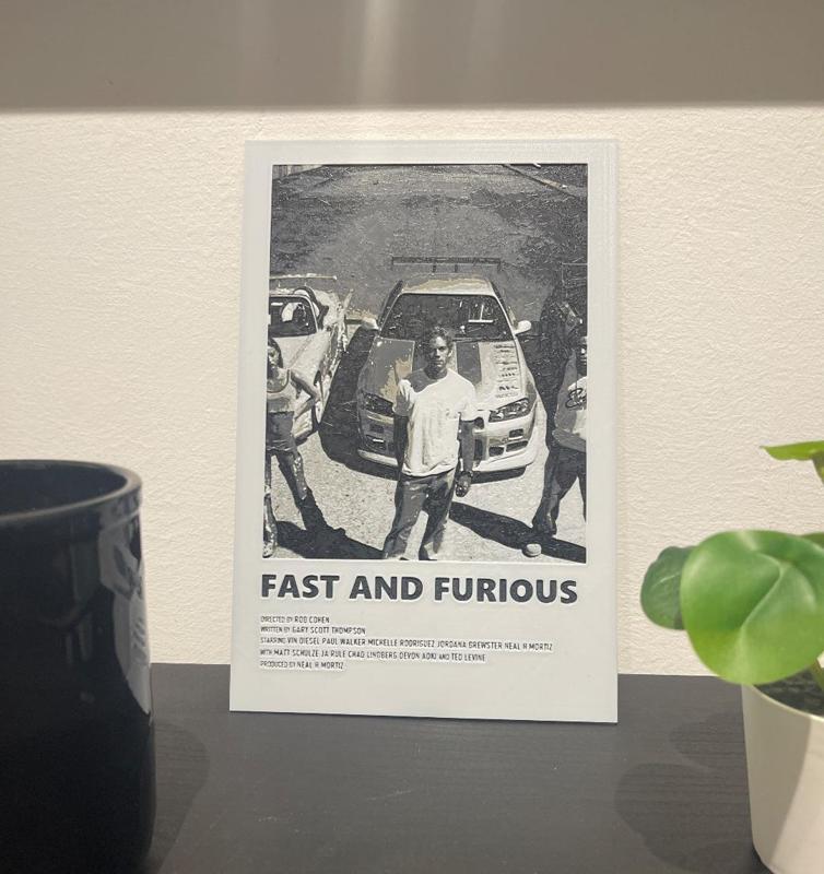 HUEFORGE FAST AND FURIOUS POSTER