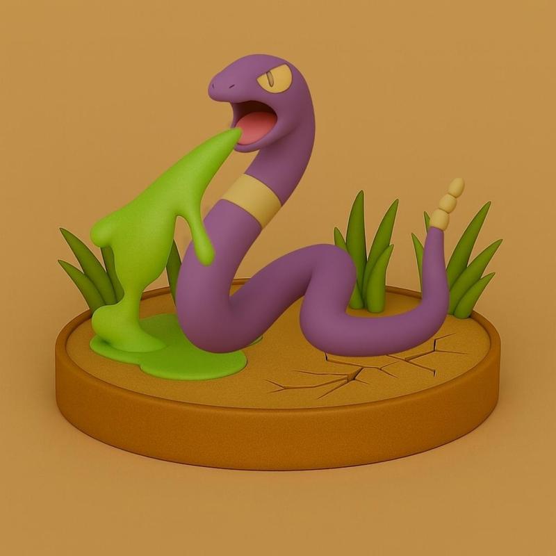 Pokemon battle style - Ekans #023