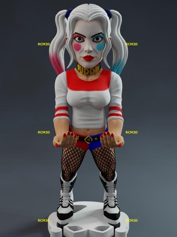 Harley Quinn cellphone and joystick holder