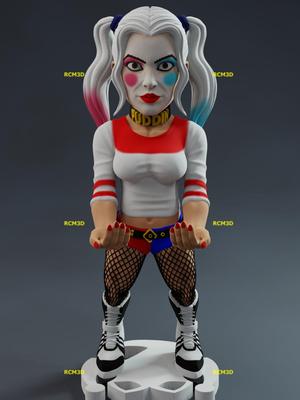 Harley Quinn cellphone and joystick holder