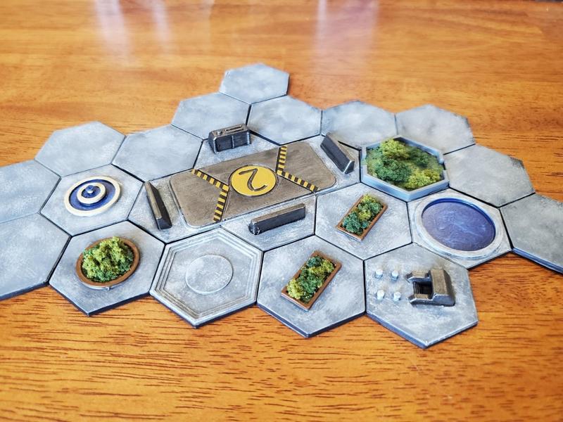 Battletech City Hex Tiles - Filler Tiles