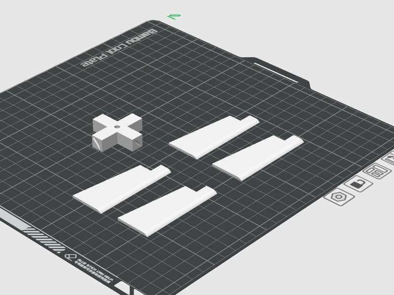 Complete blade for garden windmill