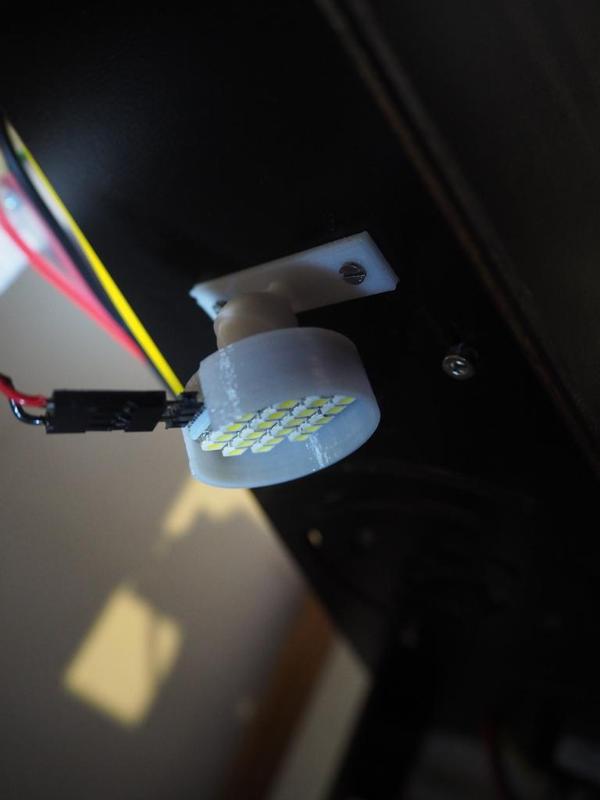 LED ball and socket holder