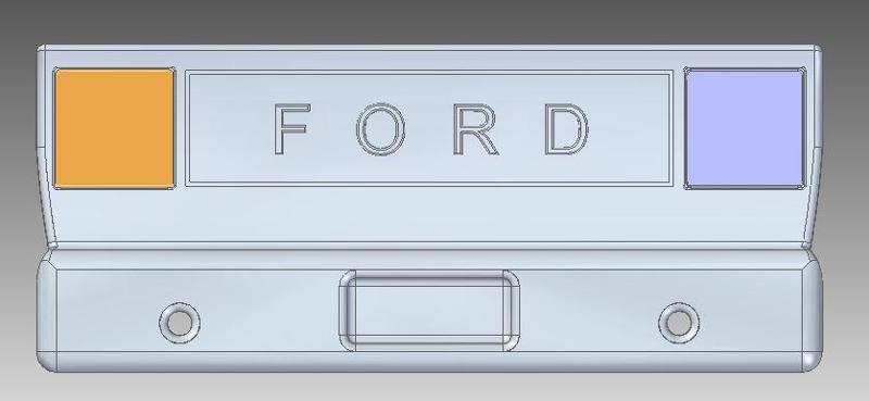 Front for Ford Bronco Ranger XLT Ranger custom tinplate