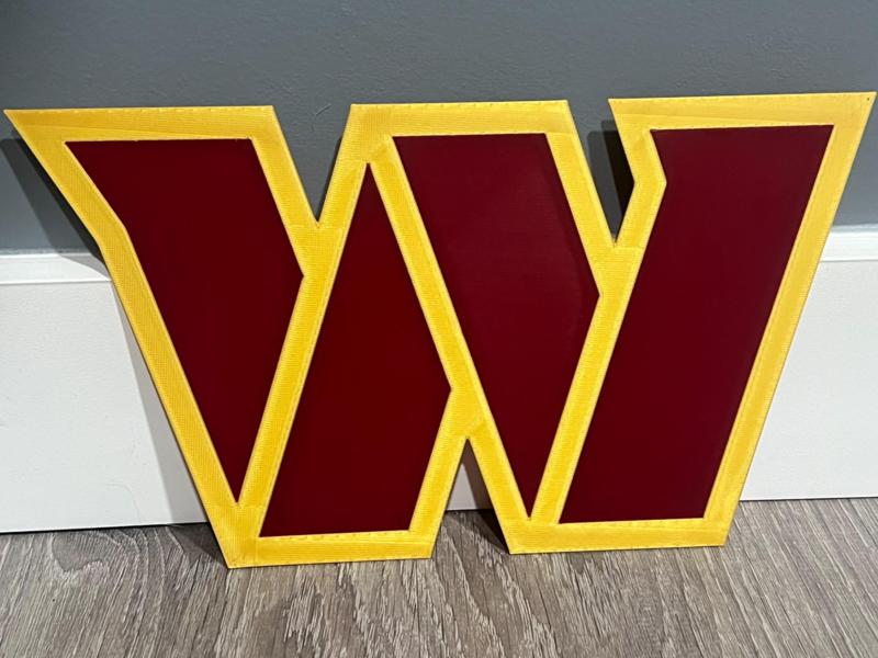 Washington Commanders Logo Sign