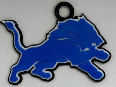 Detroit Lions Keychain