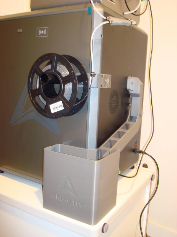 K2 Plus - Right Purge Waste Conduit and Container (Magnetic, Screws or Mixed)