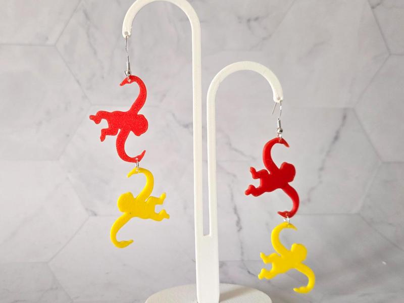 Hanging Monkey Earrings - Commercial Use