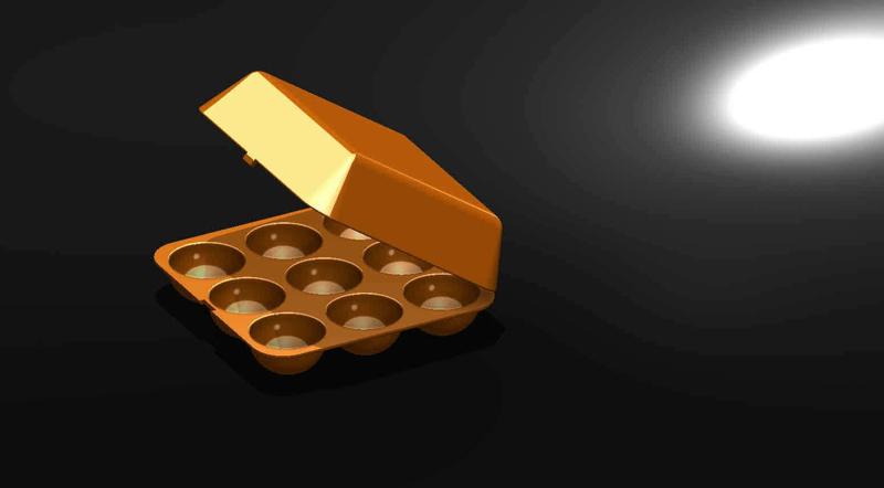 PLATE FOR 9 EGGS, EGGS BOX, 9 EGGS, EGG CARTON