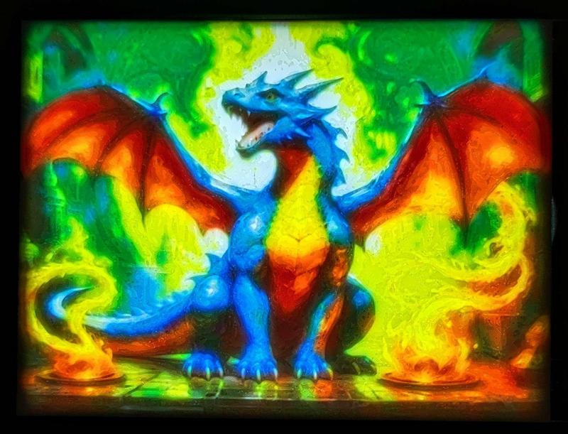 Lithophane Art: "Lair of Exeline"