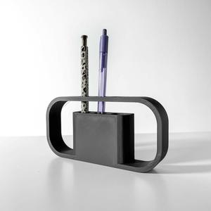 The Ilios Pen Holder | Desk Organizer and Pencil Cup Holder | Modern Office and Home Decor
