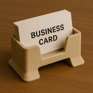 Minimalist Business Card Holder – 3D Printable Desk Organizer