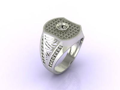 Gents Ring - Mens Ring STL READY FILES  Jewelry Rings For Men