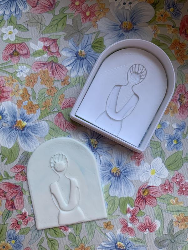 BRIDE EMBOSSER, COOKIE BISCUIT STAMP, CAKE DECORATING, FONDANT ICING.