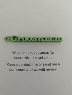Groomsman Keychain