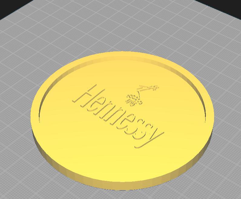 Hennessy coaster