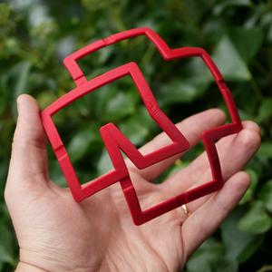 Rammstein logo hair pin (large)