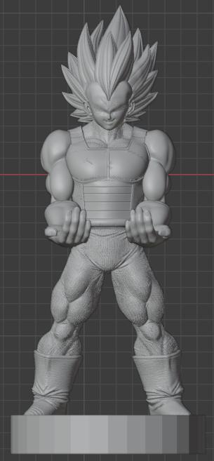 Vegeta Super Saiyajin Control Stand