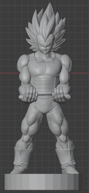 Vegeta Super Saiyajin Control Stand
