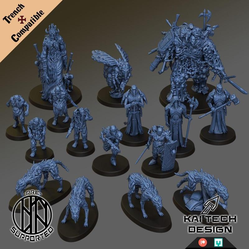 Grail Bundle - Abominant, Tumour Lord, Herald, Knights, Hounds, Thralls, undead, plague