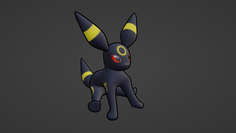 POKÉMON UMBREON SITTING