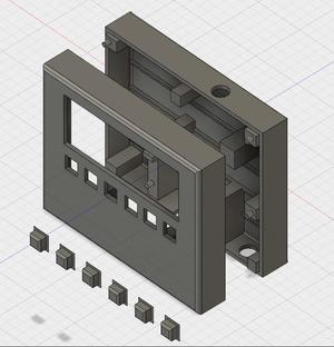 MP3 player with LCD [AU7860-LCD16X2R] Enclosure