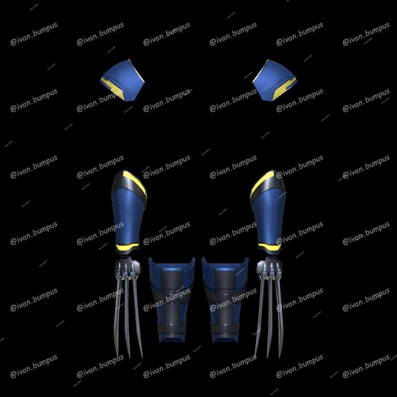 Wolverine Inspired Armor Bundle(3D Printable Files)