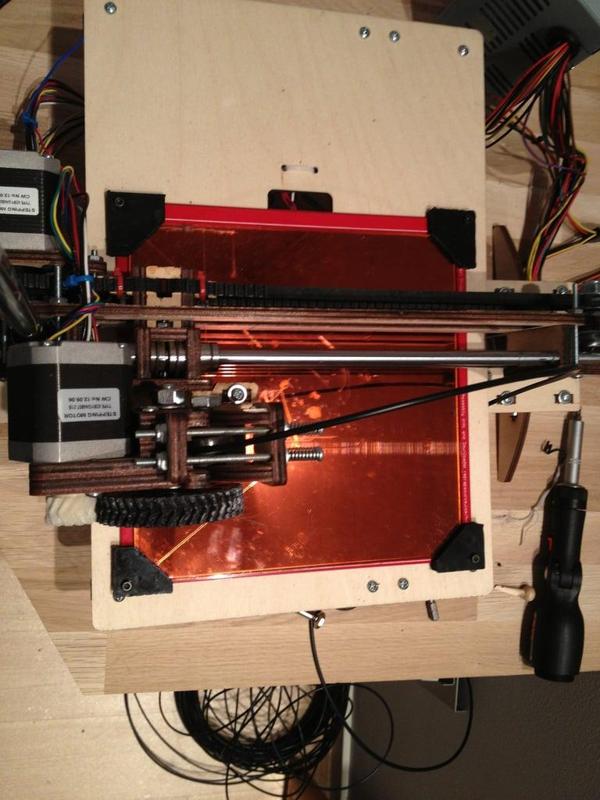 PrintrBot+ Glass holder for IKEA Sörli mirror
