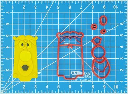 Doorknob Alice In Wonderland Multipiece Fondant Cookie Cutter Set Multiple Sizes