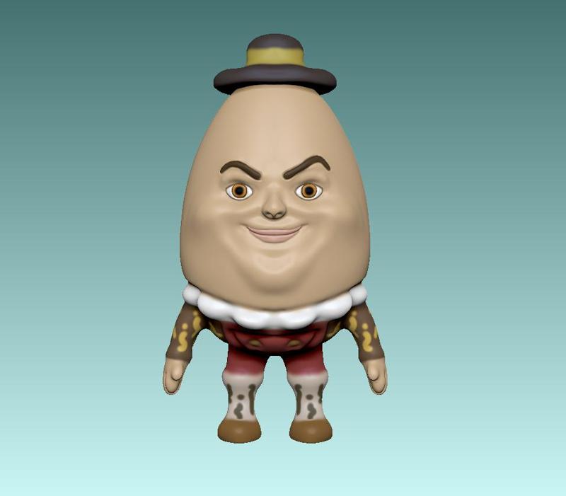 humpty dumpty from alice in wonderland and puss in boots