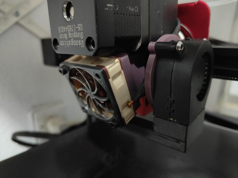 Fan duct creality direct extruder Spider hotend