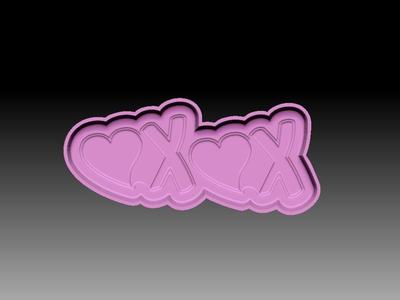 XOXO BATH BOMB MOLD