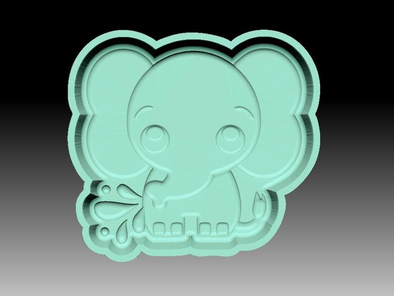 BABY ELEPHANT BATH BOMB MOLD
