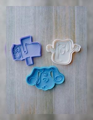 THE BLUE CLUES KIT PACK X3 COOKIE CUTTERS - COOKIE CUTTER