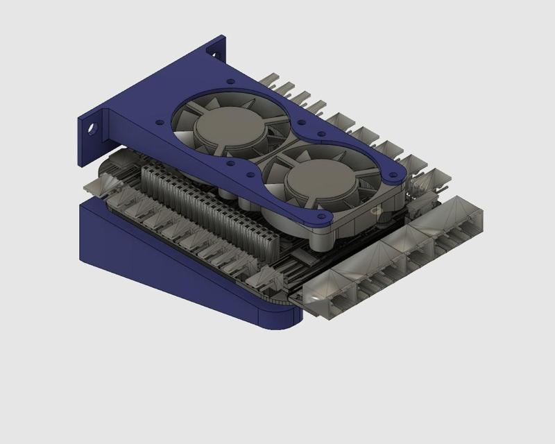 Brackets for BeagleBone Black and fans
