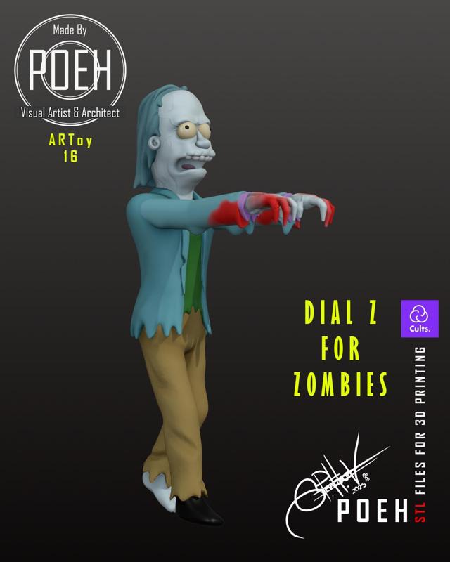 Zombie ART TOY No.16