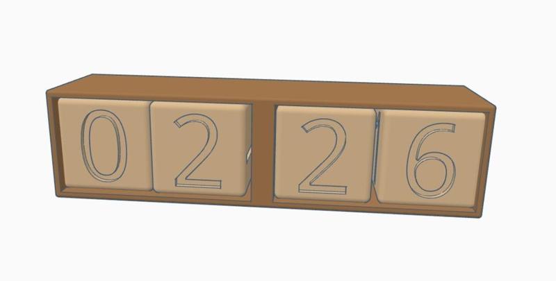 Simple Cube Calendar