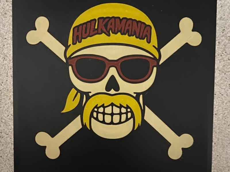 Hulk Hogan Jolly Roger stile One Piece HueForge