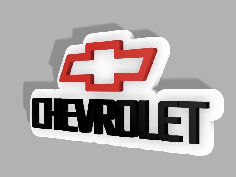Chevrolet 3D Sign