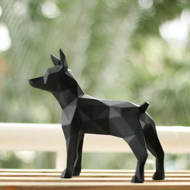 Pinscher Dog Geometric