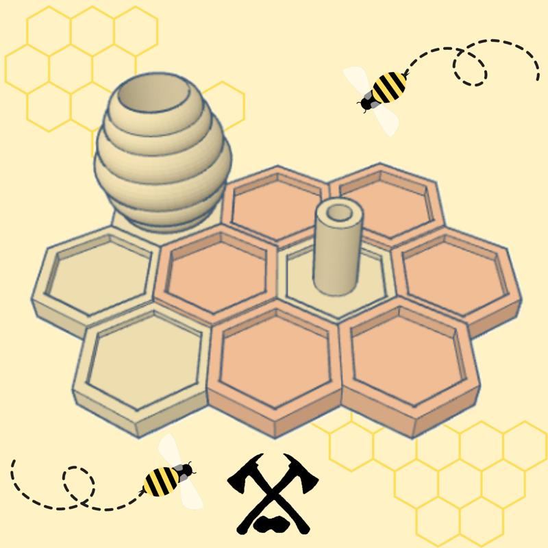 Perfume holder - Honeycomb