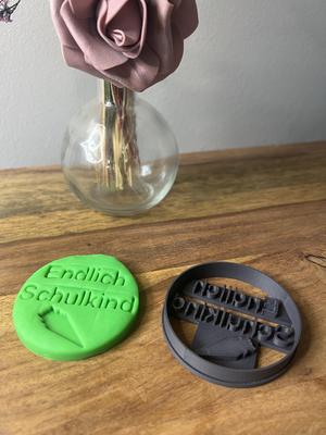 Schoolchild cookie cutter at last