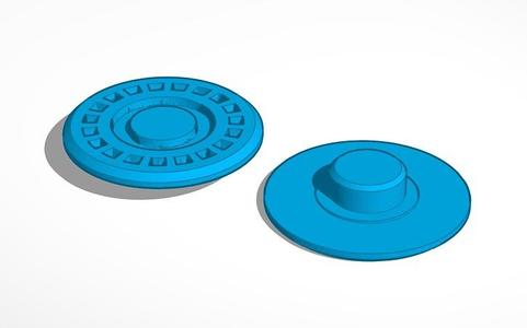 Tech Grip Fidget Spinner Caps