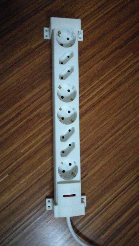 IKEA Koppla power strip mounting brackets with switch protection