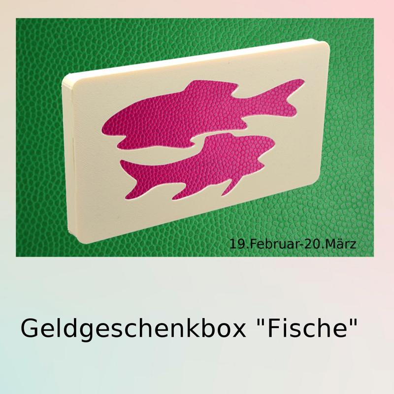 Gift box zodiac sign Pisces