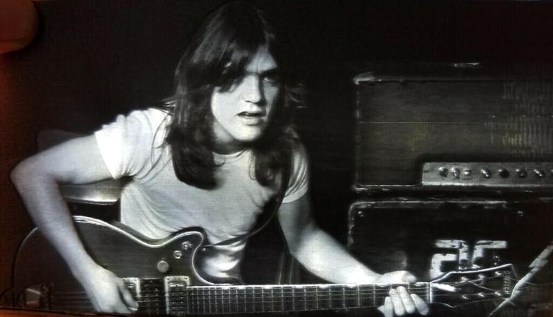 Malcolm Young Lithophane