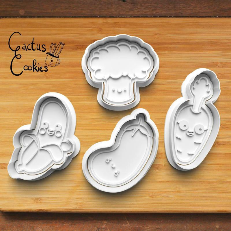 Kawaii Vegetables Cookie Cutter set 0427