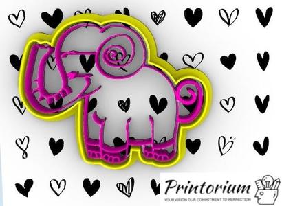 Elephant Cookie Cutter