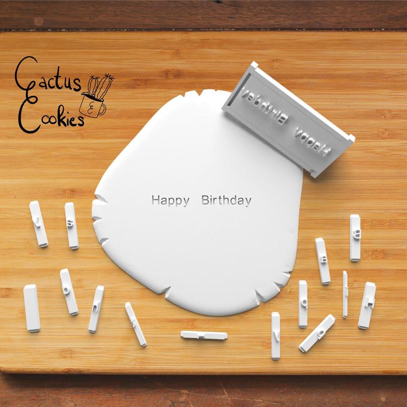 Arial Font Stamp Letters 0839